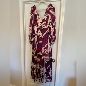 Long sleeve wide leg jumpsuit